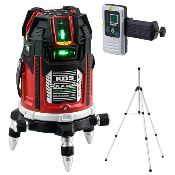ムラテックKDS レーザー墨出し器 受光器･三脚付 DSLP-90RGRSA 1個