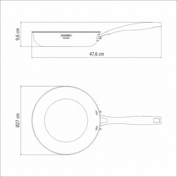 トラモンティーナ クﾞラーノ フライハﾟン ノンスティック 26cm 2.20l 62155/267 1個