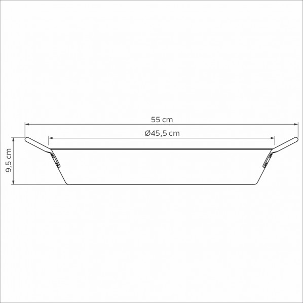トラモンティーナ フﾟロフェッショナル ハﾟエリア鍋 45cm 20896/045 1個