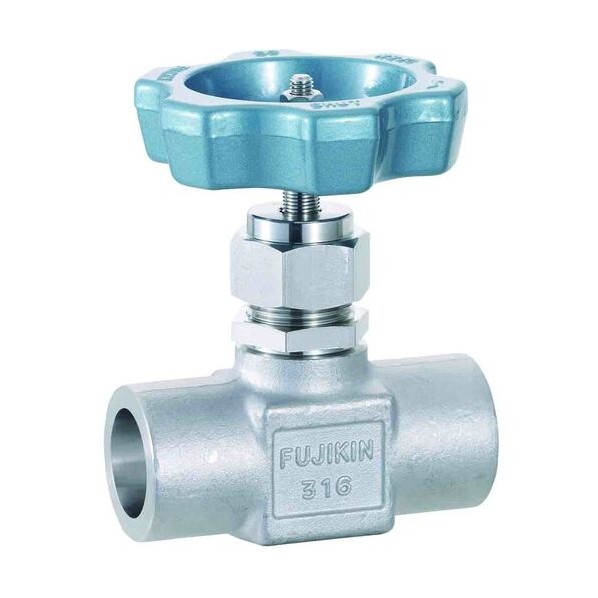 ※法人専用品※フジキン SUS鋼製ニードルストップバルブUS527PFR US-527PF-R 1点｜DIY FACTORY ONLINE SHOP