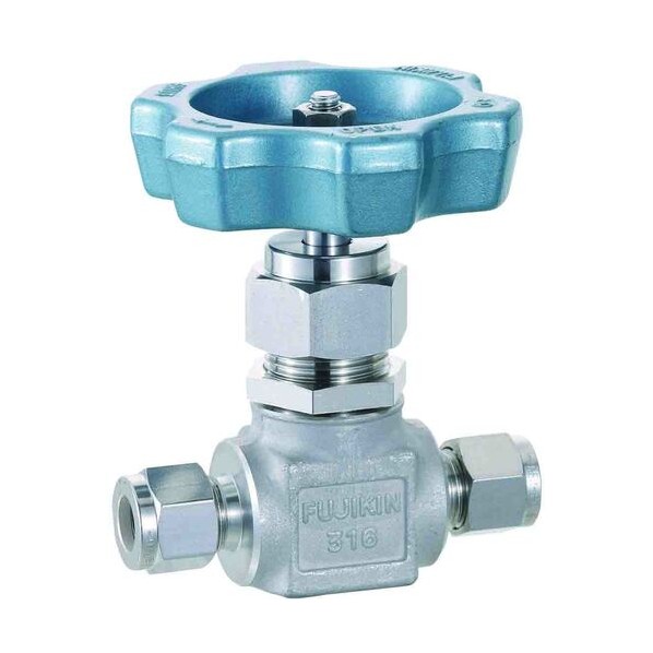 ※法人専用品※フジキン SUS鋼製ニードルストップバルブUS92712 US-927P-12-R-V 1点|DIY FACTORY ONLINE SHOP