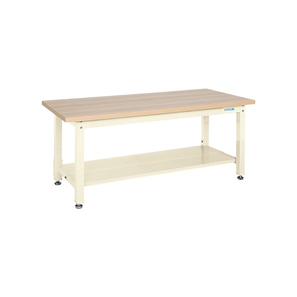 サカエ重量作業台(KW/耐荷重2000kg/木目メラミン天板/H740)KWM-188T1I｜DIY FACTORY ONLINE SHOP