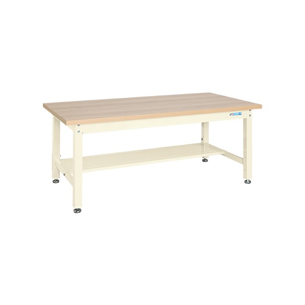 サカエ重量作業台(KW/耐荷重2000kg/木目メラミン天板/H740)KWM-188TI|DIY FACTORY ONLINE SHOP