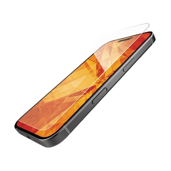 iPhone16Pro用ガラスフィルム ダイヤモンドコーティング ゴリラ 0．21mm 高透明 PM-A24CFLGDCO