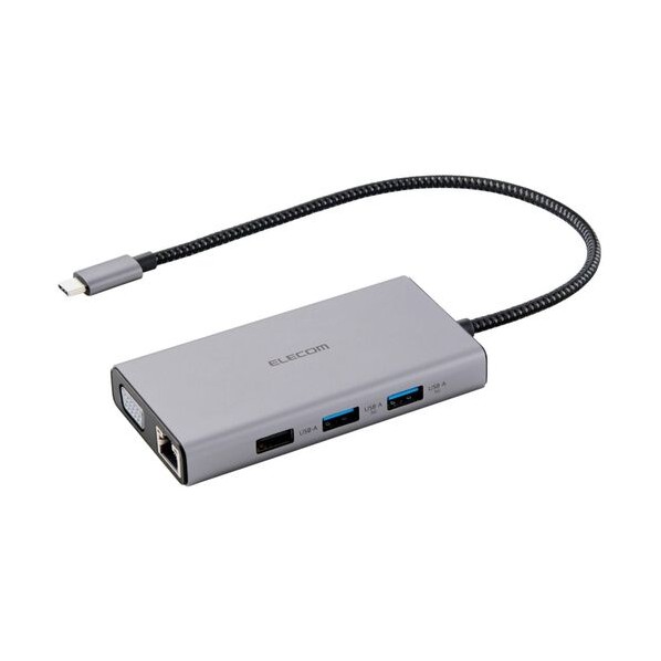 ※法人専用品※エレコム Type-Cドッキングステーション USB PD対応 10Gbps シルバー シルバー DST-101BPSV 0｜DIY FACTORY ONLINE SHOP