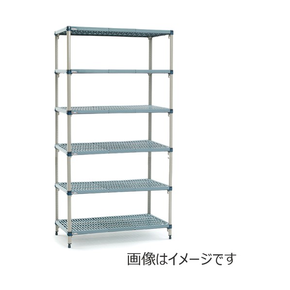 ※法人専用品※エレクター メトロマックスQ 間口1060mm×奥行465mm×高さ1886mm 6段 MQ1842GMQ74PE6 0|DIY FACTORY ONLINE SHOP