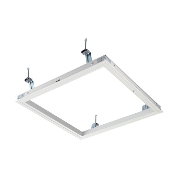 天井点検口 額縁タイプ スタンダードタイプ ホワイト 錠付 300×450mm 3型ハンガー シルバー CFZW33045K