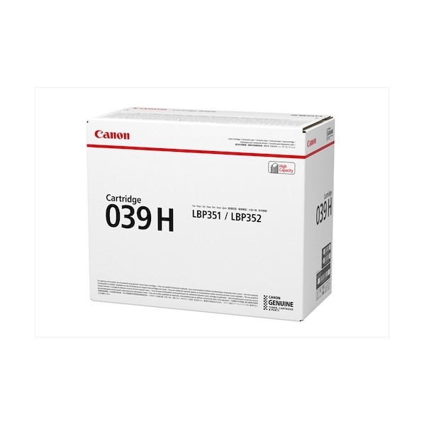 キャノンライフケアソリューションズ CANON トナーカートリッジ039H 0288C001  CRG-039H 1本