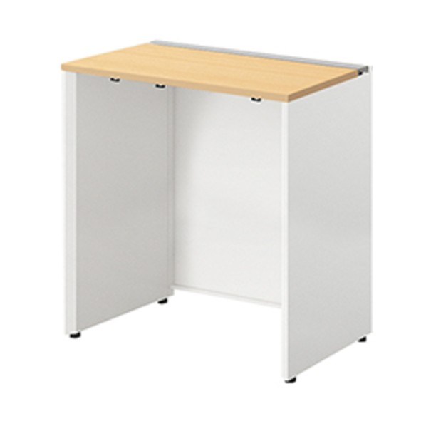 ※法人専用品※ナイキ ベンチデスク 天板:シルクウッド/本体:クリアーホワイト MFH1006K-WSP 1台｜DIY FACTORY ONLINE SHOP