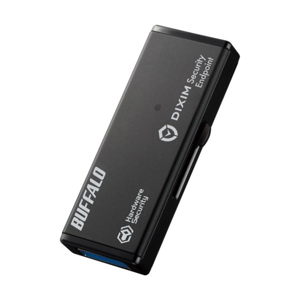 バッファロー 法人向けセキュリティーUSBメモリー ウイルススキャン 1年 4GB ブラック RUF3-HSL4GEV 1個
