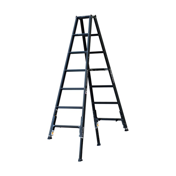 軽量伸縮専用脚立KARU-BK 天板高さ1．99～2．29m KARU240BK