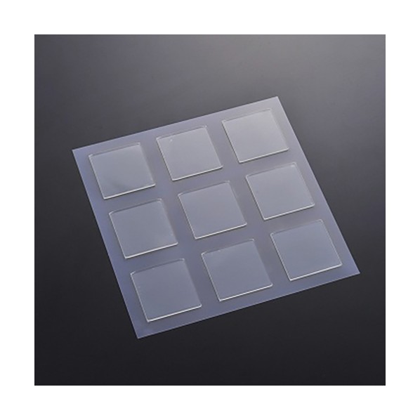 耐震ゲル 転倒防止シート ゲルタック お徳用 60×60×5mm(角型) GT01-22025 9個