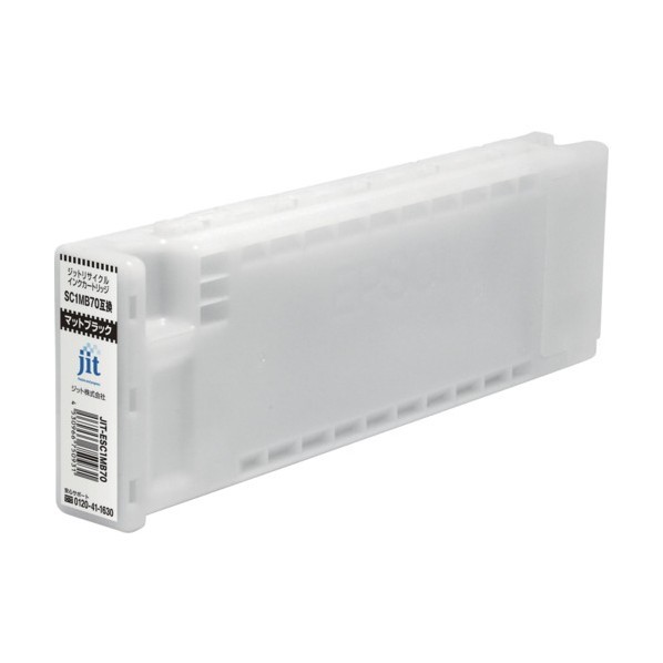 ジット エプソン EPSON SC1MB70相応うジットリサイクルインクカートリッジ つや消し黒いこと JIT-ESC1MB70 1個