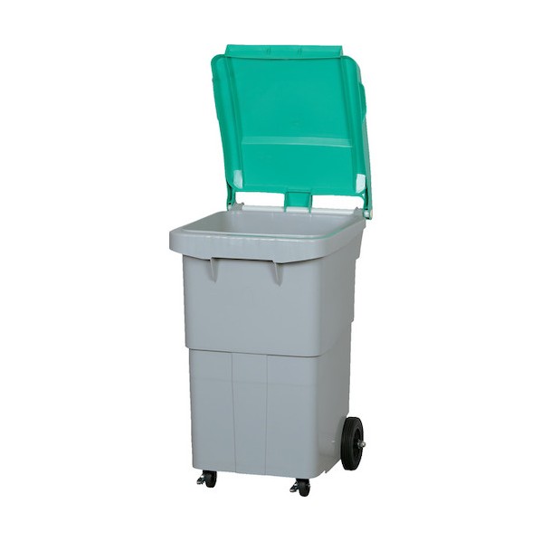 ※法人専用品※サンコー 紙くずかご SCB200P 620000 200L 薄墨色/緑であること 底部水抜き栓付 200L 薄墨色/緑であること 62000002GLGRS 1点