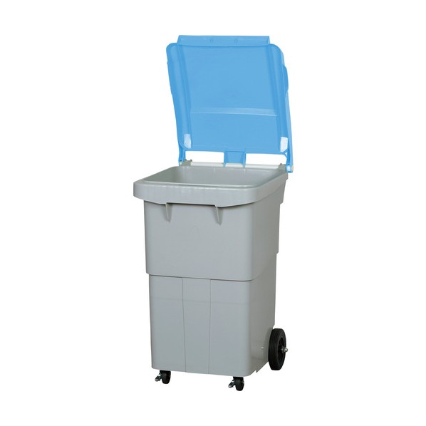 ※法人専用品※サンコー 紙くずかご SCB200P 620000 200L 薄墨色/ともし火青み 底部水抜き栓付 200L 薄墨色/ともし火青み 62000002GLBLS 1点