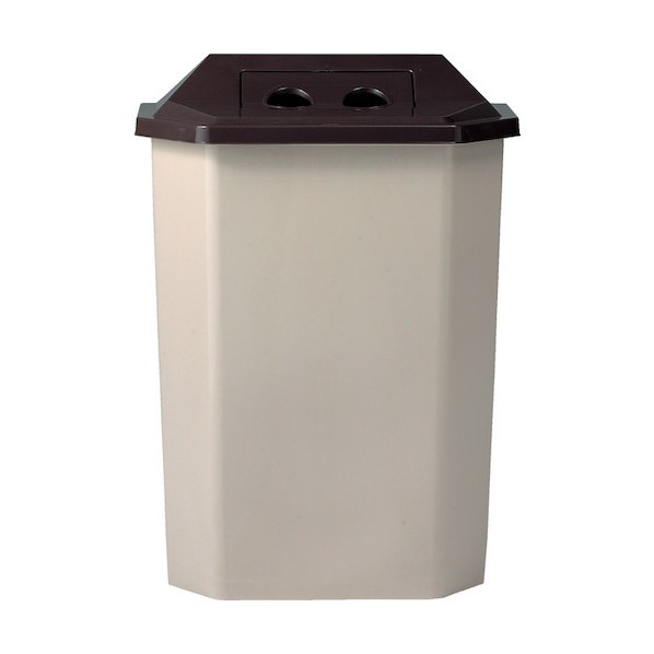 ※法人専用品※ サンクリーンボックス1型B-4(空缶フタ仕掛ける)赤銅色 615500 61550003BR703 1点 屋外ゴミ収集庫-エクステリア・ガーデンファニチャー