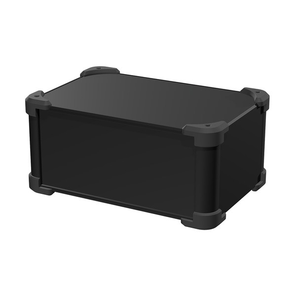 タカチ電機製作 端っこかばい立て付軽銀入れもの 黒いこと / 黒いこと AUG133-30-20-BB 0 木材・建築資材・設備-配線ボックス