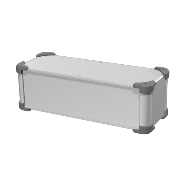 ※法人専用品※タカチ電機工業 コーナーガード付アルミケース シルバー/グレー AUG133-43-16-SG 0｜DIY FACTORY ONLINE SHOP