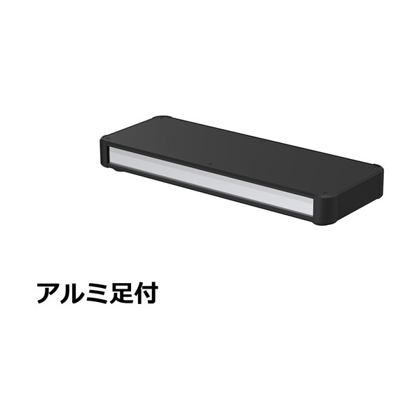 タカチ電機製作 アルミサッシケース 押しかぶせる･側板･端っこ 黒いこと/ダイアログボックス しろがね色 金44-43-16AP-BS 0 電設資材-配線ボックス-花・ガーデン・DIY
