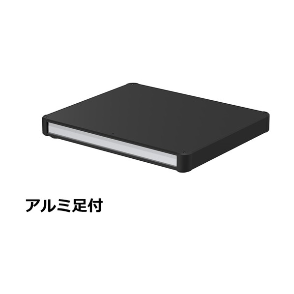 ※法人専用品※タカチ電機工業 アルミサッシケース カバー･側板･コーナー ブラック/パネル シルバー AU44-43-36AH-BS 0｜DIY FACTORY ONLINE SHOP