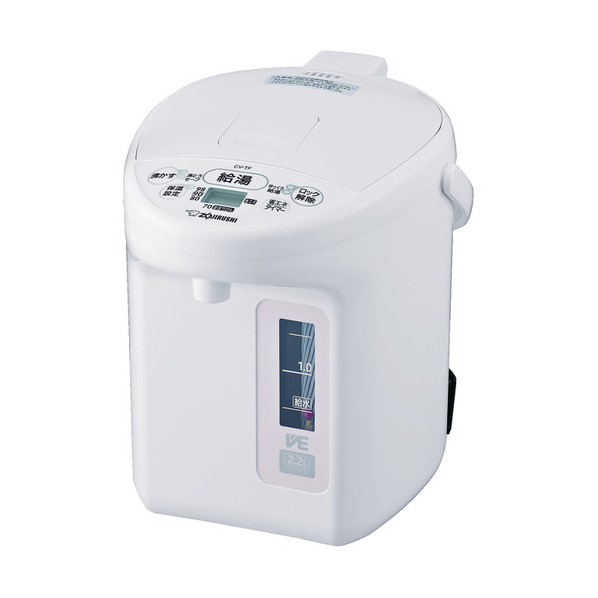 【2025年10月上旬発売予定】 電気ポット CVーTF 2.2L ホワイト ホワイト CV-TF22-WA|DIY FACTORY ONLINE SHOP