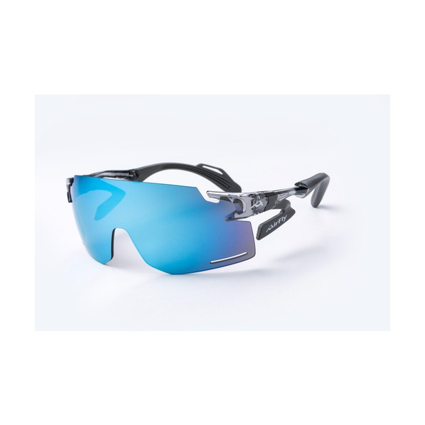 エアフライサングラス AF-301 C-34BK レンズ/ブルーミラー AF-301 C-34BK