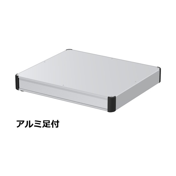 ※法人専用品※タカチ電機工業 アルミサッシケース カバー・パネル・側板:シルバー/コーナー:ブラック AU66-50-43AH-SB 0|DIY FACTORY ONLINE SHOP