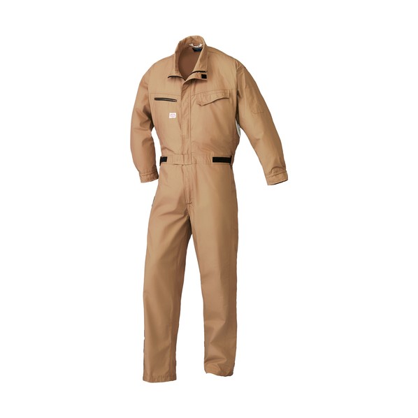 SS（春夏）真似形 空調設備つなぎ服（R）9850 011カーキ 3L大いさ 3L カーキ 9850-011-3L
