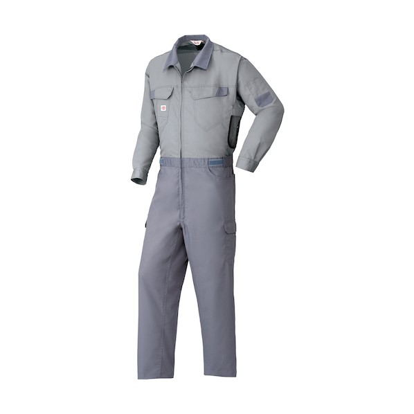AUTO-BI 空調つなぎ服007グレー 5Lサイズ 9920-007-5L 1着