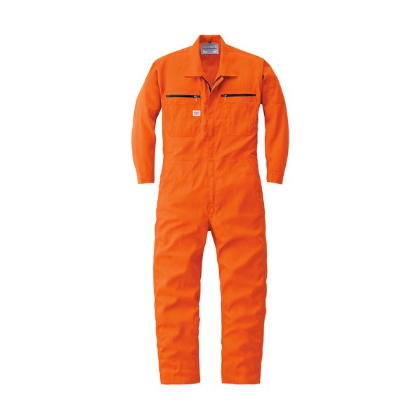 通年モデル つなぎ服24031-003オレンジ-mサイズ M オレンジ 24031-003-M 1着｜DIY FACTORY ONLINE SHOP