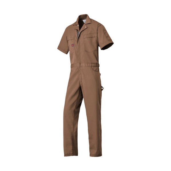 AUTO-BI 半袖つなぎ服6401-017ブラウン-LL 6401-017-LL 1着|DIY FACTORY ONLINE SHOP