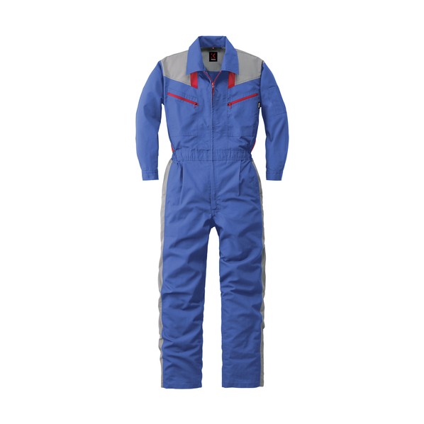 山田辰 つなぎ服 ロイヤルブルー M 12-254-RB-M 1着