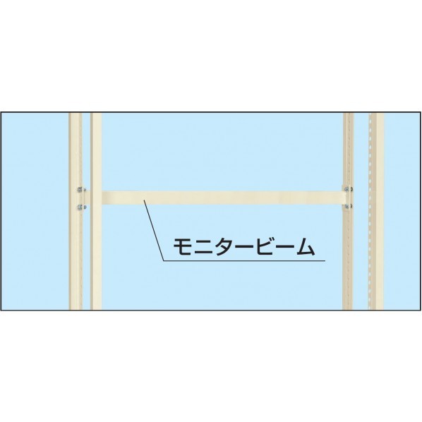 サカエワーキング架台用オプションモニタービームCL-1500MBI｜DIY FACTORY ONLINE SHOP