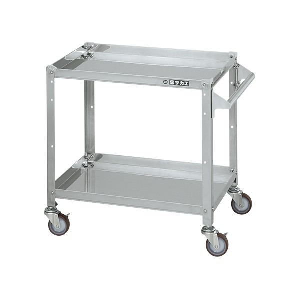 サカエステンレススペシャルワゴン(SUS430/ナイロンウレタン車/スチール金具仕様)SR4-6462TNU｜DIY FACTORY ONLINE SHOP 28,426円