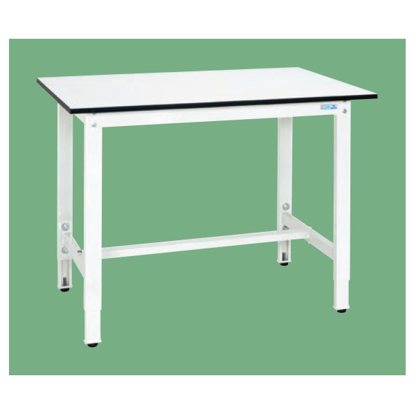 サカエ軽量高さ調整作業台(TKK8/耐荷重200kg/ポリエステル天板/H800～1000)TKK8-126LW