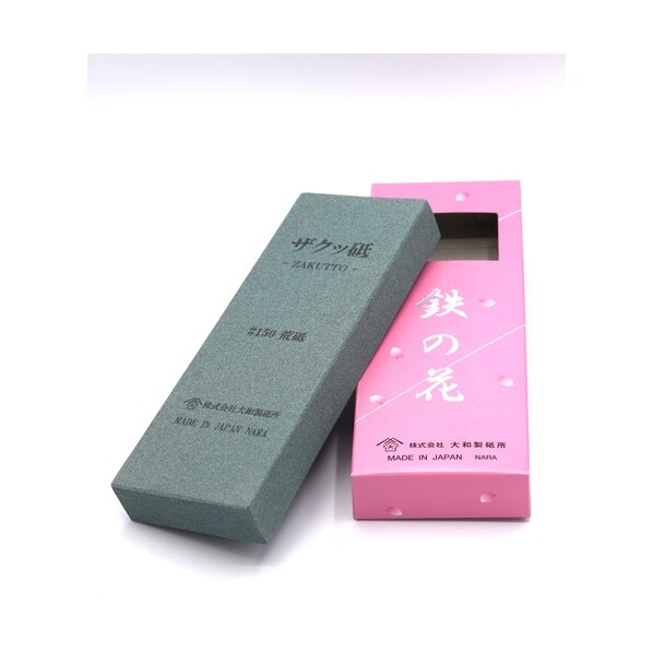 刃物用砥石 鉄の花 ザクッ砥 ＃150 荒砥 ZAKU0150