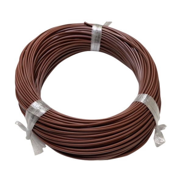 埋め合わせ配線 T熱電対用埋め合わせ配線（赤銅色）0．5sq 100m 茶 YM-TX-15(100M) 1巻