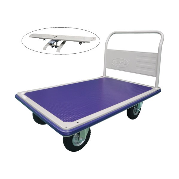 パレットカー 固定式 空気入タイヤストッパー付 501B-AR-ST