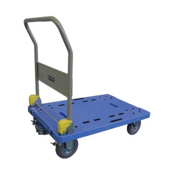 ※法人専用品※ヨドノ 樹脂製フレッシュカー 折り畳み式 ノーパンクタイヤストッパー付 301PA-AL-ST 0｜DIY FACTORY ONLINE SHOP
