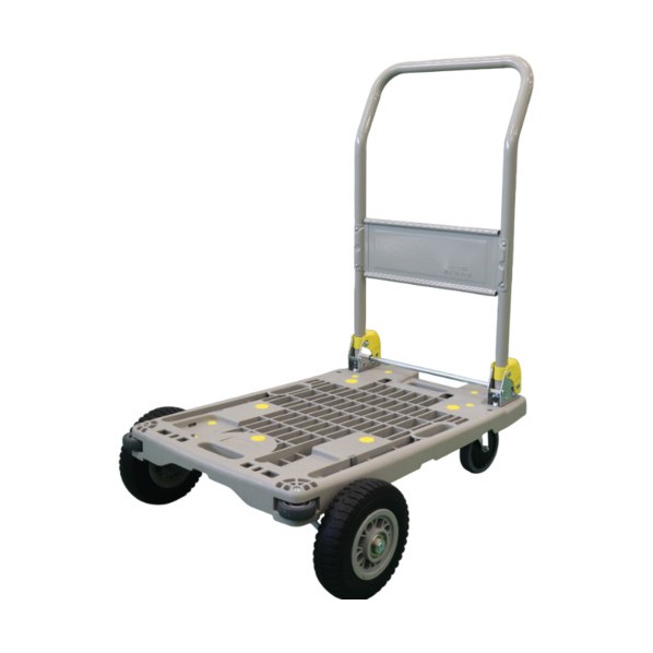 ※法人専用品※ヨドノ オフロード台車 ライトメッシュカーX グレー 201PA-X 1台｜DIY FACTORY ONLINE SHOP