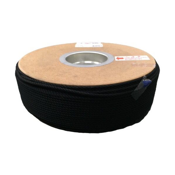 ユタカメイク ポリエステルロープドラム巻３φ×３００ｍ黒 250 x 250 x 65 粍 PRS-71 1