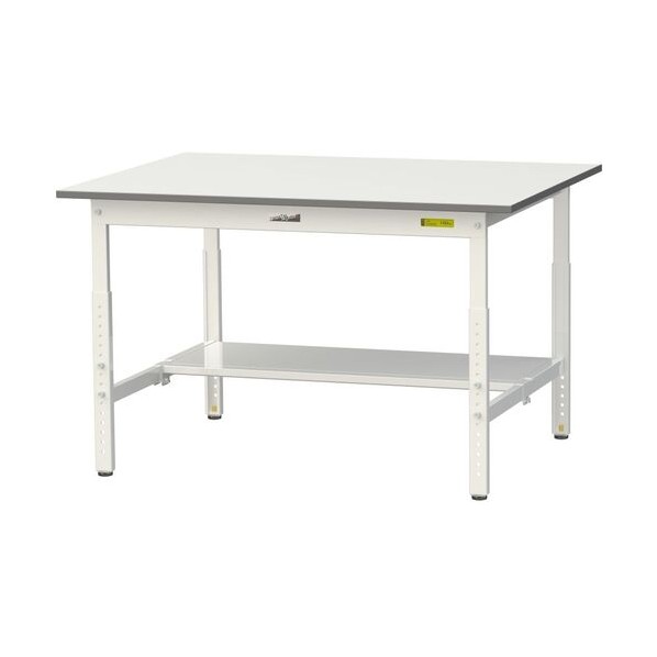※法人専用品※山金工業 ワークテーブル 150シリーズ 高さ調整タイプ SUPA-1290T-WW 1台