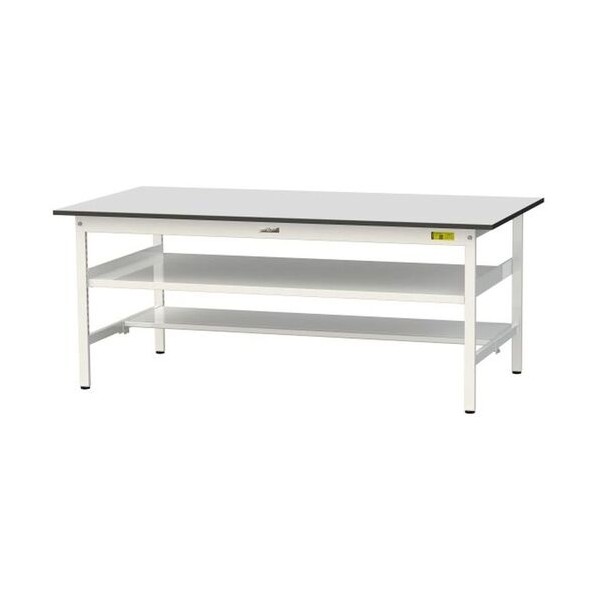 ワークテーブル150シリーズ 固定式 ライトグレー(天板)/シルキーホワイト( SUR-1890TF-GYW 1UNT