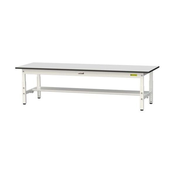 ワークテーブル 高さ調整タイプ低床用 ライトグレー(天板)/シルキーホワイト( SURAL-1860T-GYW 1UNT