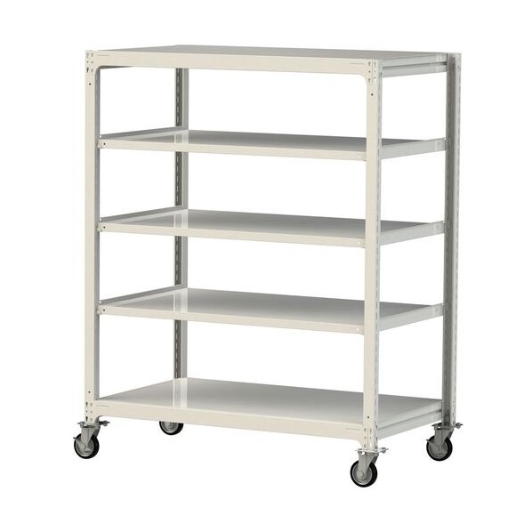 中量仕合わせ民族大移動式 150kg/段  W1500×D910×H1977粍 全ての存在5段 白いこと薄墨色 白いこと薄墨色 3SC6591-5WRF