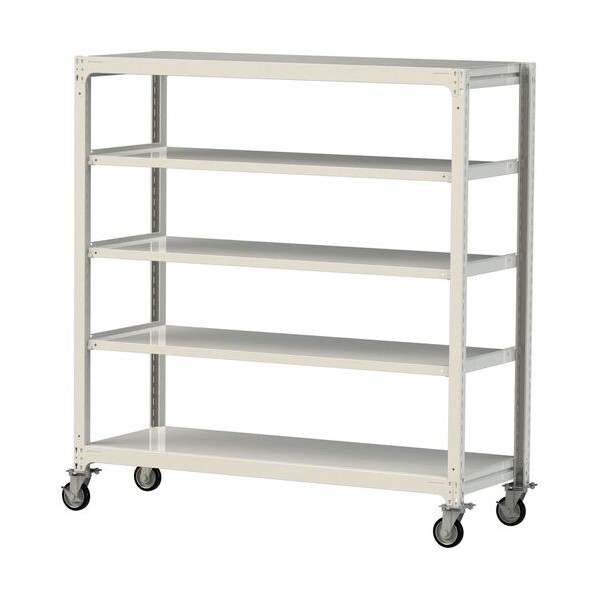 中量仕合わせ民族大移動式 150kg/段  W1800×D700×H1977粍 全ての存在5段 白いこと薄墨色 白いこと薄墨色 3SC6670-5WRF