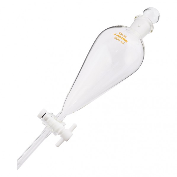 アズワン テフロンプラグ付スキーブ型ロート 300ml 7-188-13 1個｜DIY FACTORY ONLINE SHOP
