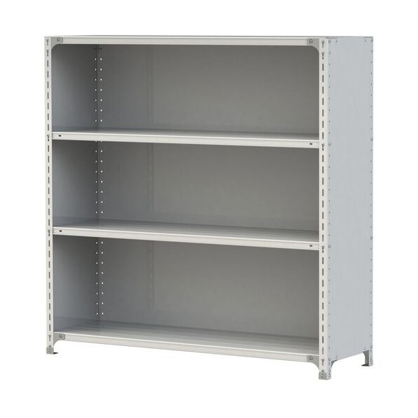 雄捩子式軽さ仕合わせ 3方ダイアログボックス付 120kg/段  W1500×D450×H1500粍 全ての存在4段 白いこと薄墨色 白いこと薄墨色 1.2S5545P-4W