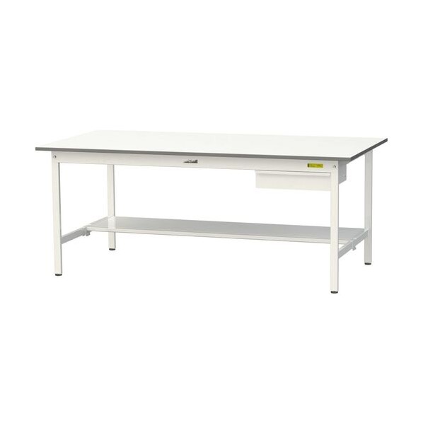 ※法人専用品※山金工業 ワークテーブル 150シリーズ 固定式 キャビネット付 SUP-1890UT-WW 1点｜DIY FACTORY ONLINE SHOP
