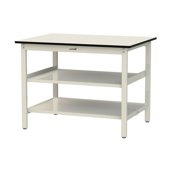 ※法人専用品※山金工業 ワークテーブル 300シリーズ 固定式 H900 アイボリー SWPH-1290TTS2-II 1台